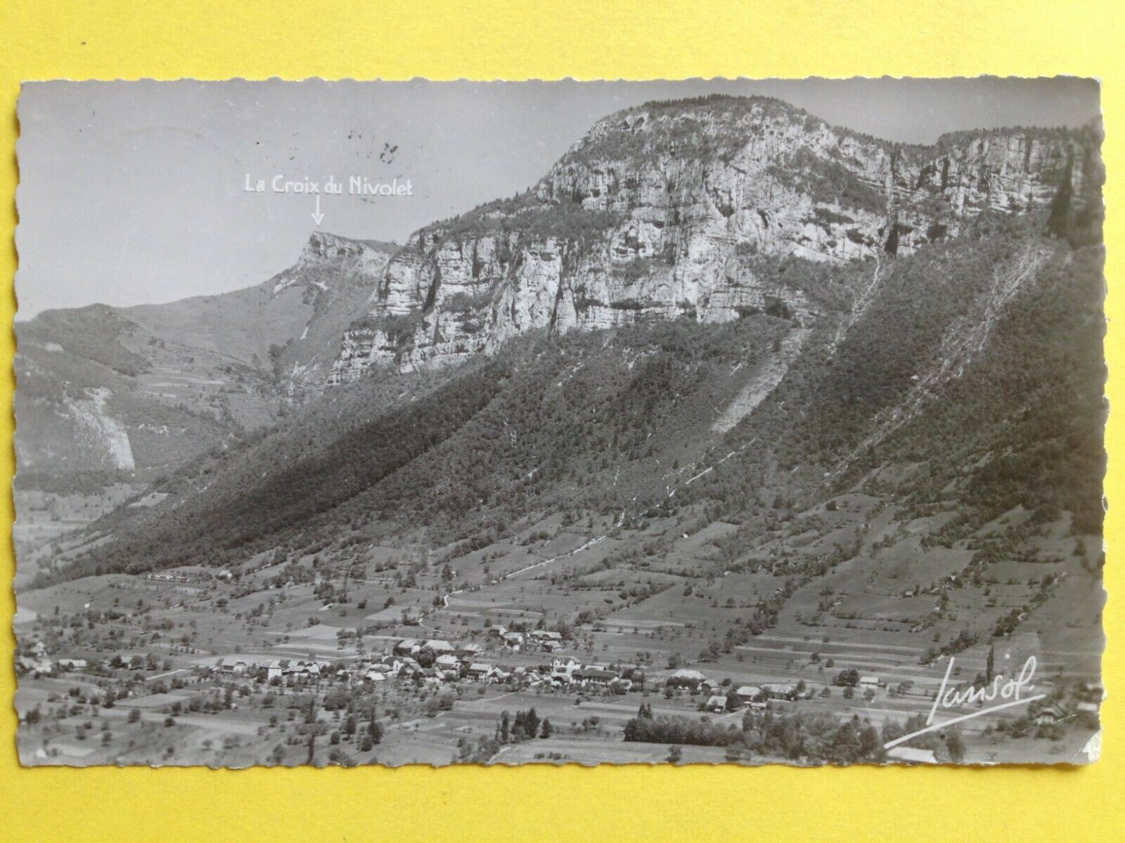 cpsm 73 - SAINT JEAN d\'ARVEY Savoie General View Le PENNEY et le NIVOLET in 1951