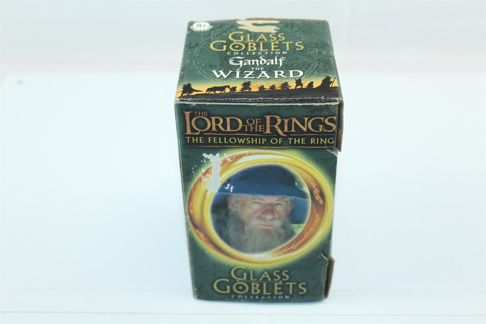 Vintage 2001 Lord Of The Rings Fellowship Gandalf Light Up Glass Goblet
