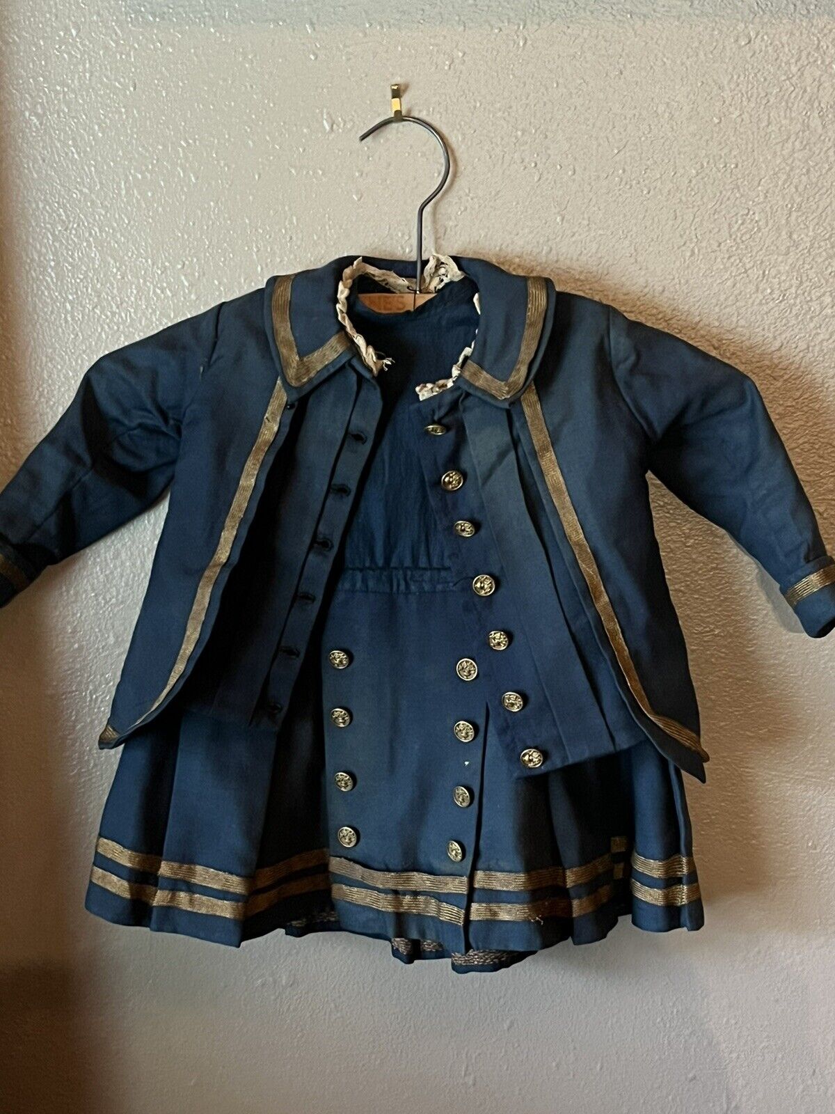 Rare Original Civil War Uniform Dress & Shell Jacket Hand Made Child’s Uniform
