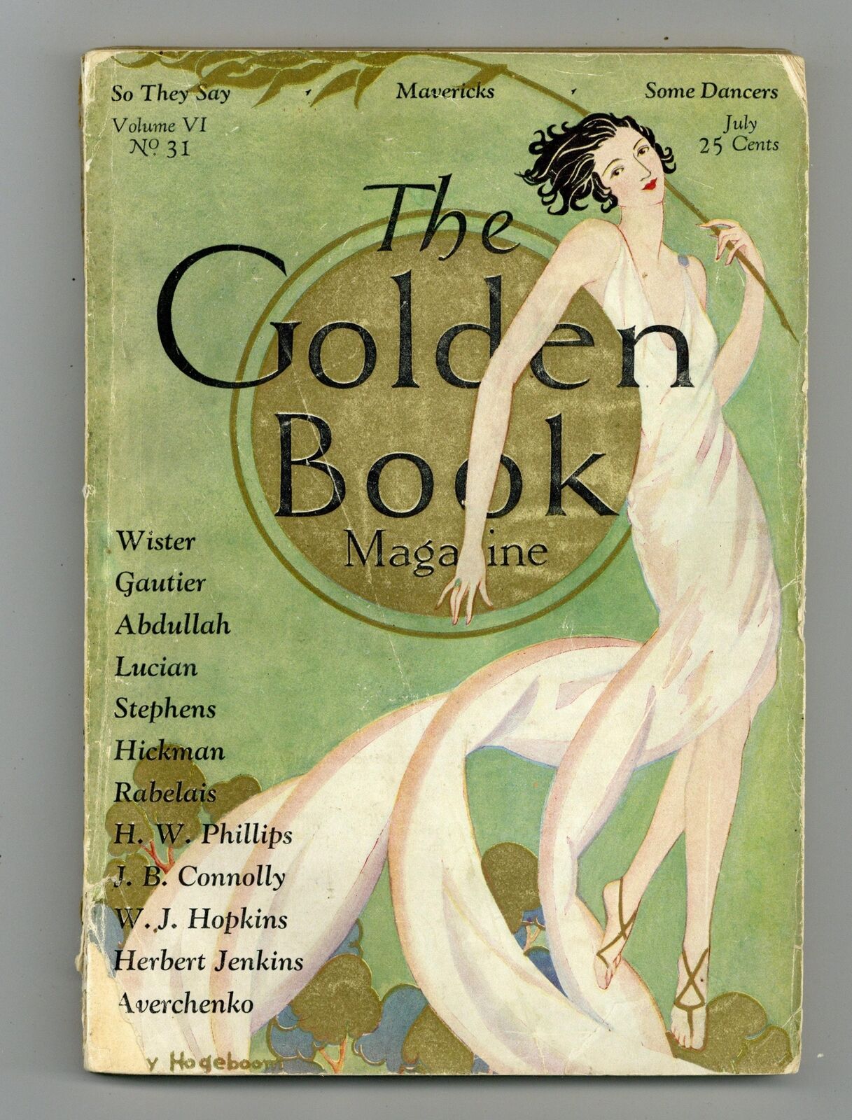 Golden Book Magazine Jul 1927 Vol. 6 #31 GD 2.0 Low Grade