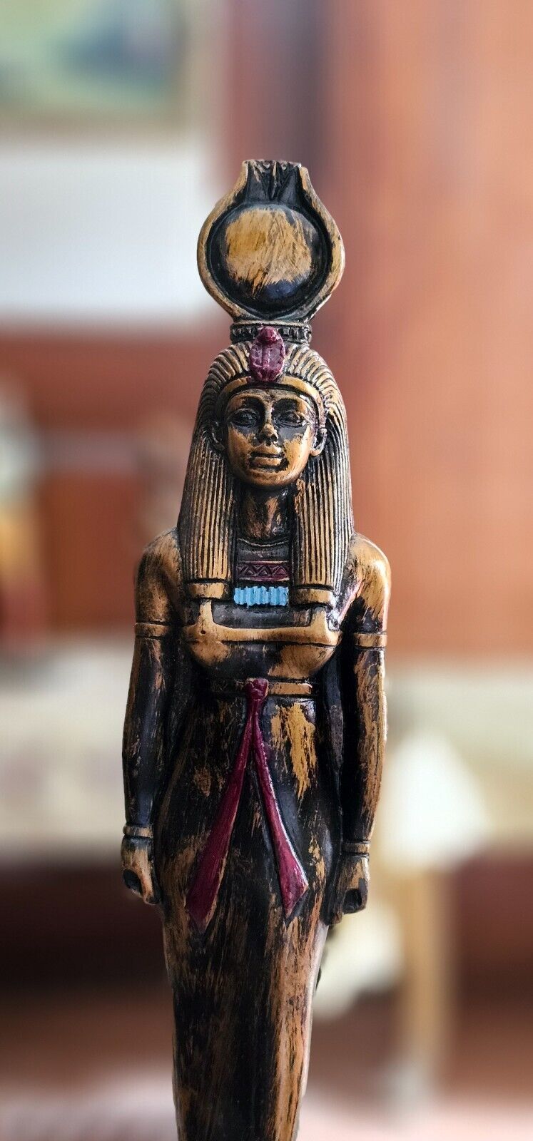 Hathor Goddess Statue from Ancient Egyptian History , Egyptian Goddess Statue