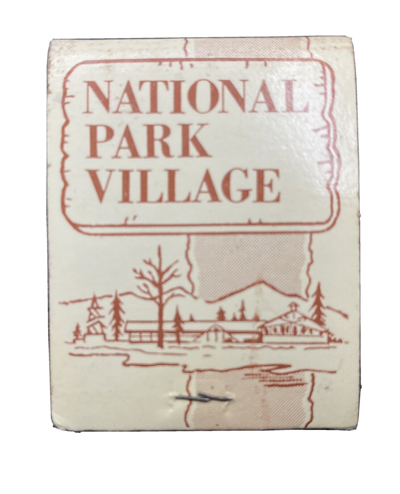 NATIONAL PARK VILLAGE  Full Unstruck Vintage Matchbook Advertising 