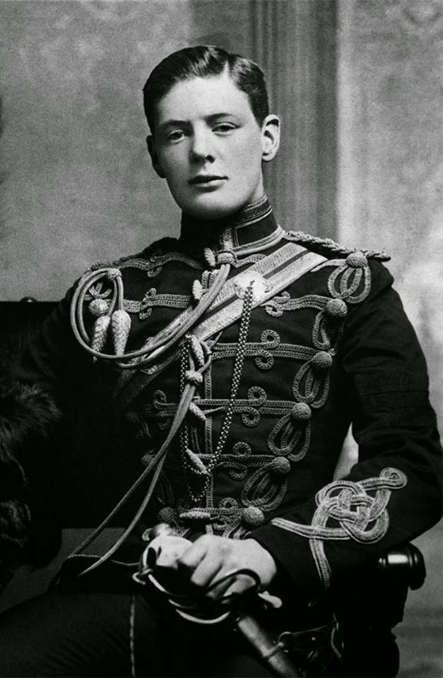 1895 Young Winston Churchill PHOTO Prime Minister UK World War Leader