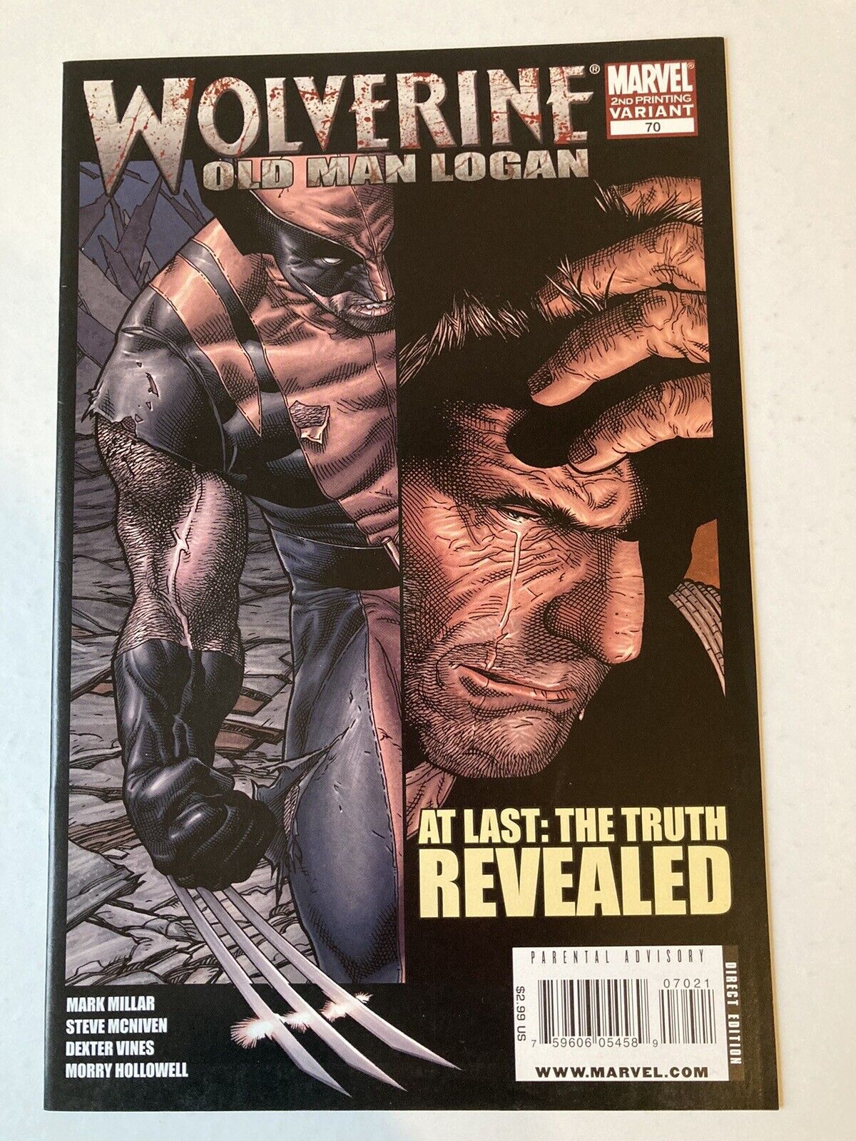 Wolverine: Old Man Logan #70 2nd Printing Variant NM Marvel 2009