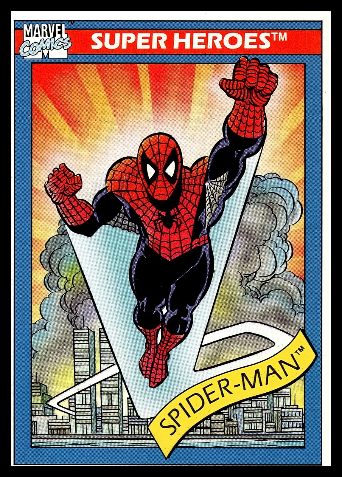 1990 Impel Marvel Universe Super Heroes Cosmic Spider-Man #30