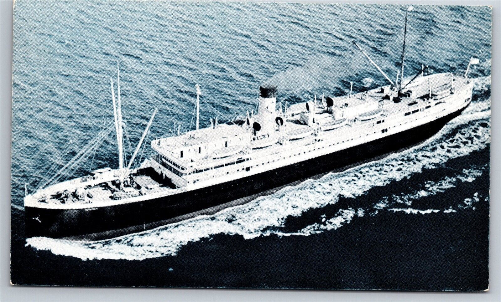 SS Aleutian The Alaska Line Steamer Ocean Cruise Liner C1939 Postcard G4