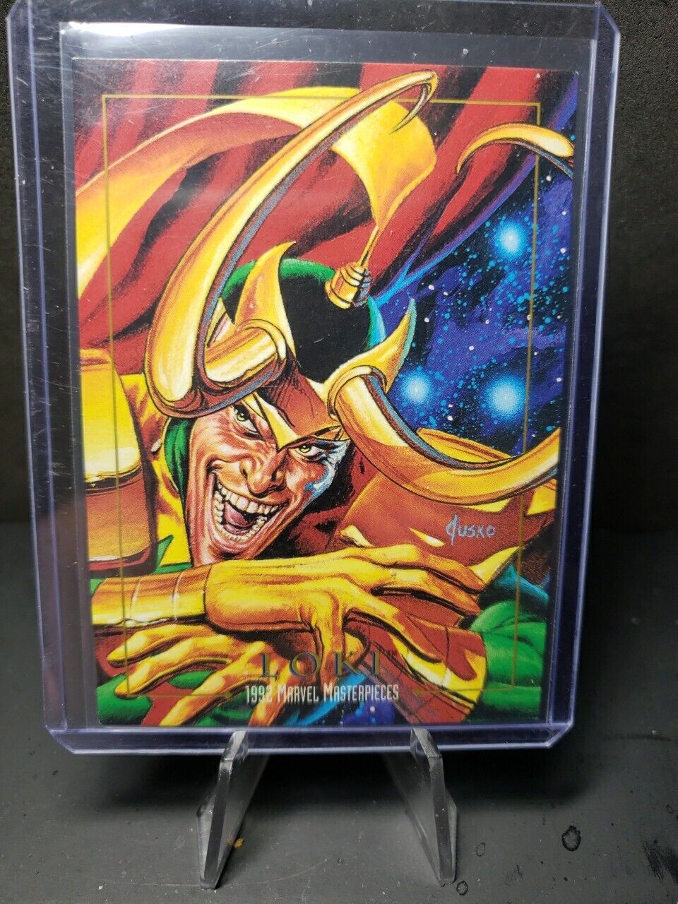 1992 Marvel Masterpieces #50 LOKI - Art by Joe Jusko - SKYBOX