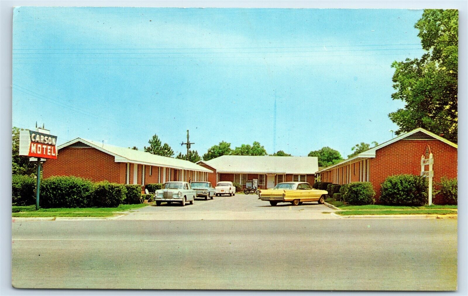 Postcard Carson Motel, Tifton, Georgia J153