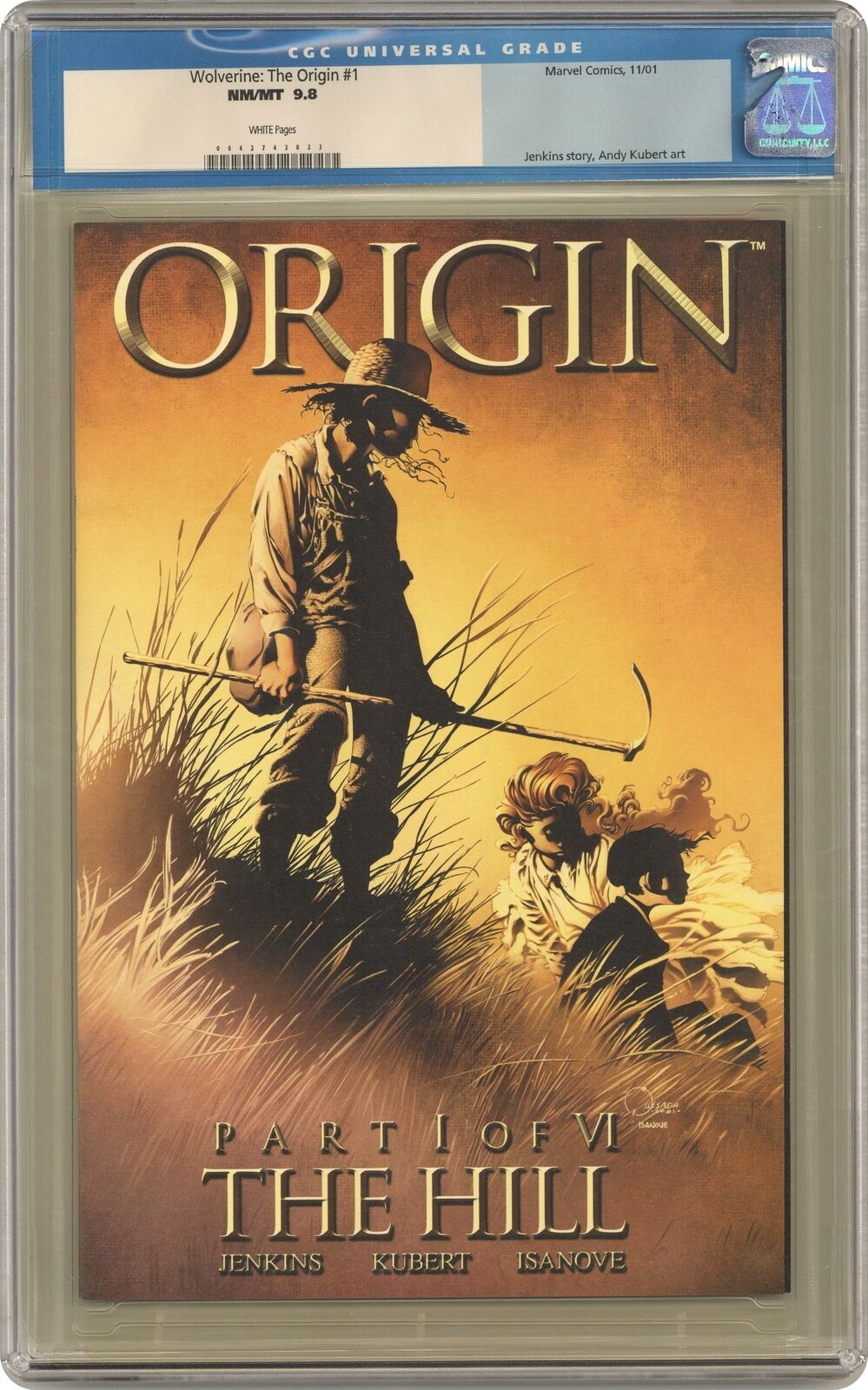 Wolverine The Origin #1 CGC 9.8 2001 0042743033