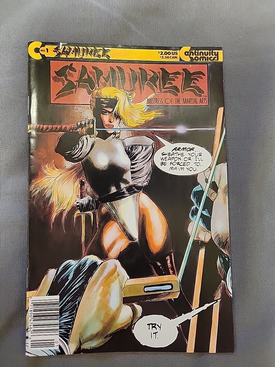 Samuree #1 (May 1987, Continuity Comics) Vintage Copper Age Comic 1st Issue