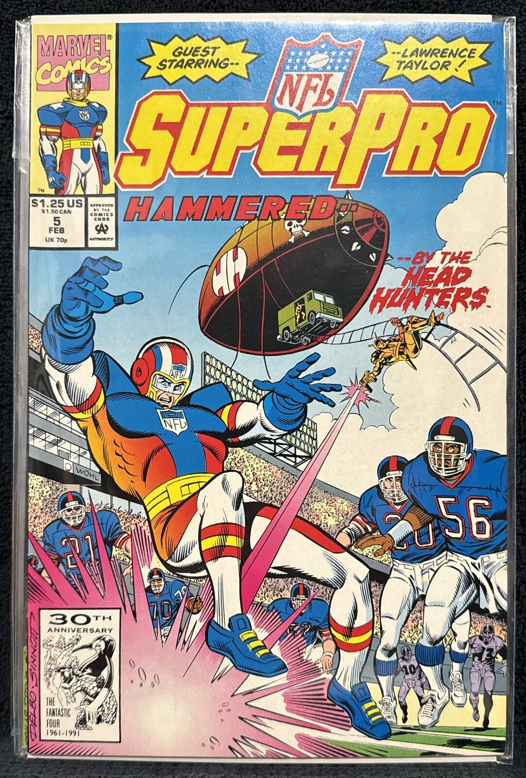 NFL SuperPro #5 (Marvel 1992) NM