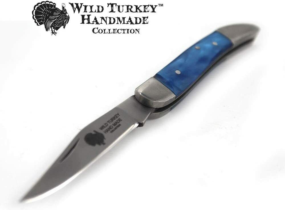 Wild Turkey Handmade Biker Tooth-Pick Folding Knife 3.75\