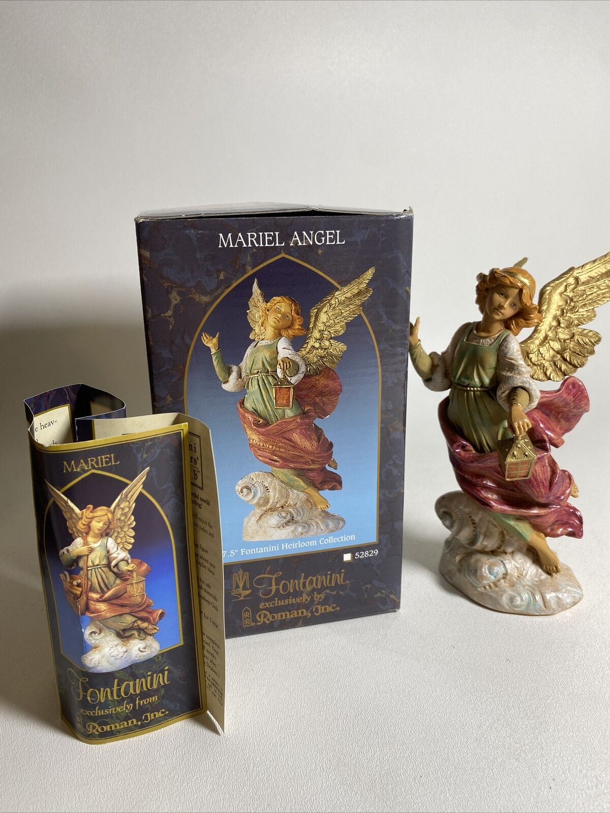 Fontanini Heirloom Nativity Mariel Angel 7.5 inch Figurine NIOB Item 52829
