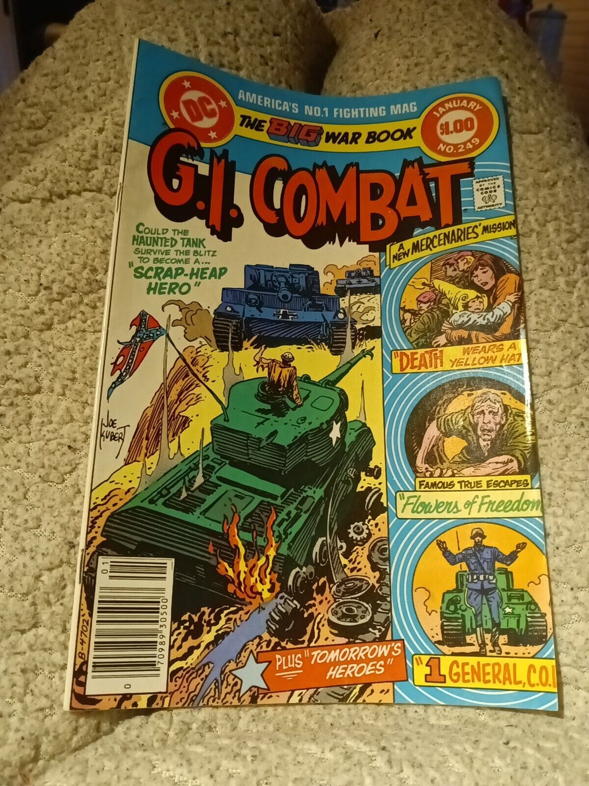 DC Comics G.I Combat #249 Jan. 1983 Newstand Big Giant Sized War Scrap Heap Hero