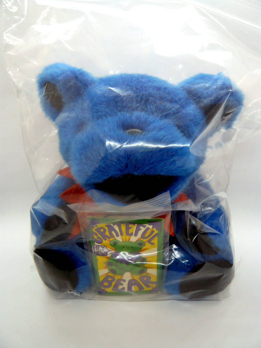Kyowa Grateful Dead Bear Plush Blue 9 Inches Movable Limbs Removable Collar