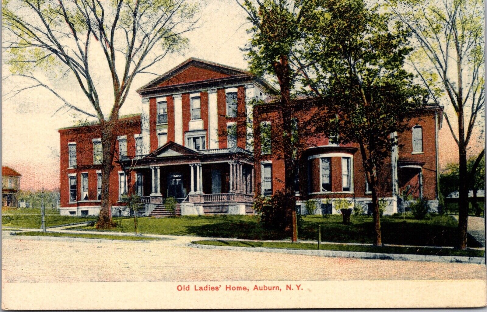 Postcard Old Ladies\' Home in Auburn, New York~136394