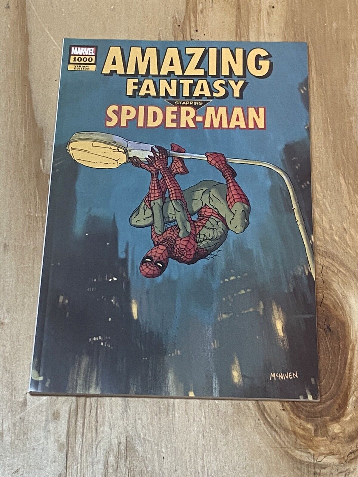Amazing Fantasy #1000 Steve McNiven Variant-Spider-Man