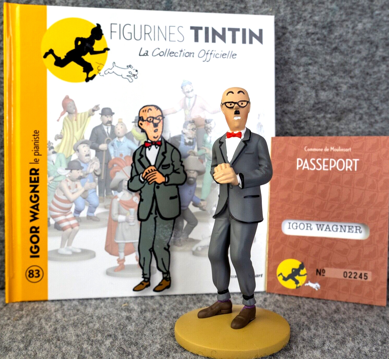 Tintin Figurines Officielle #83 Igor Wagner: Castafiore Emerald ML Resin model