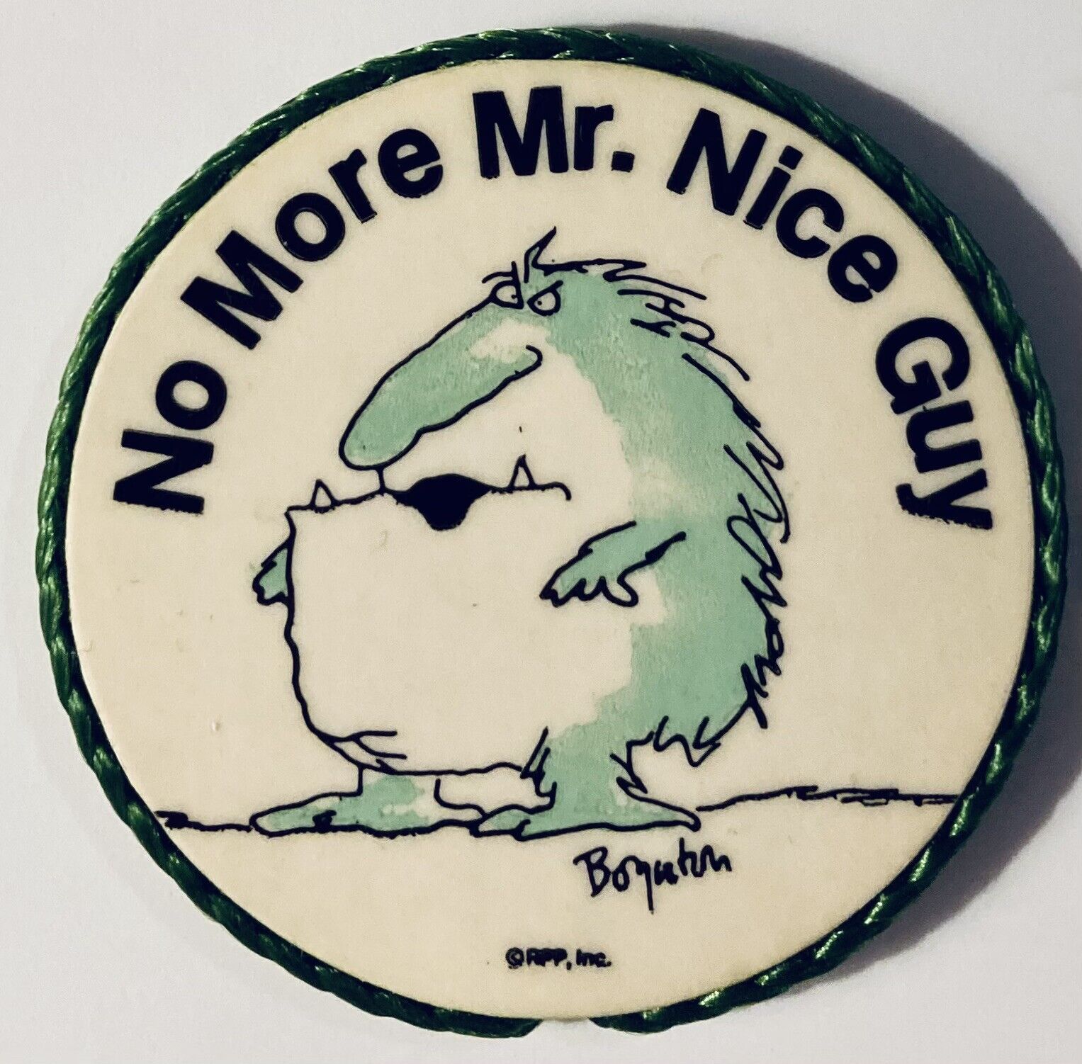 No More Mr Nice Guy Magnet-Sandra Boynton Vintage Handmade Gift