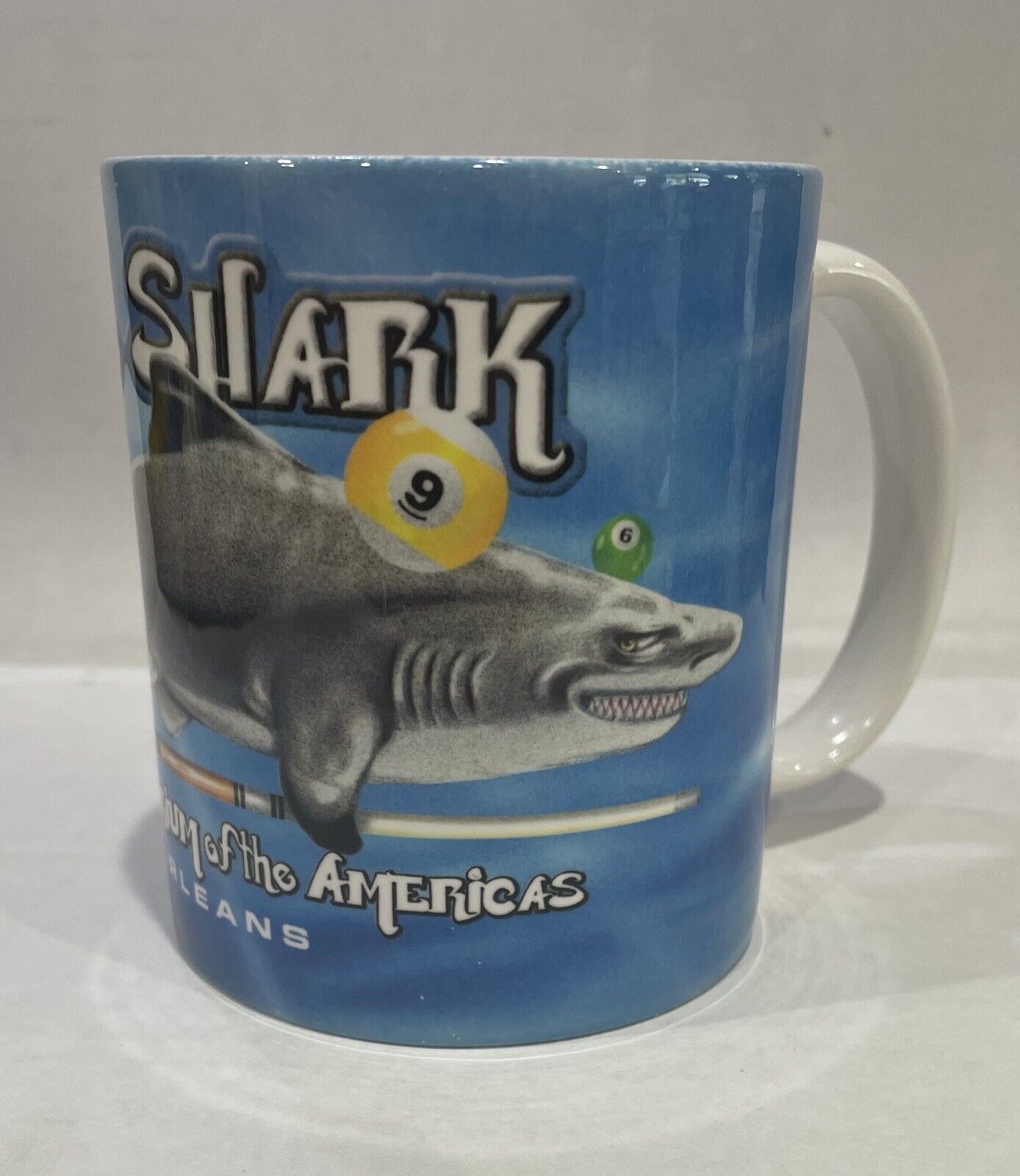 New Orleans Audubon Aquarium Of Americas Coffee Mug Pool Shark