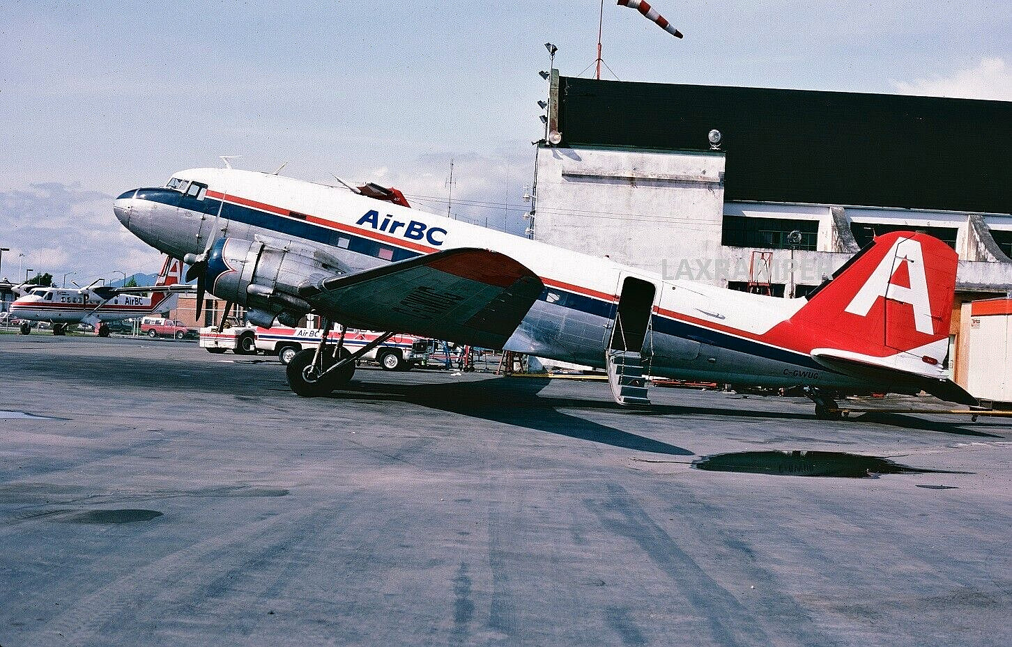 Original 35mm Slide W/O 1-13-99  Air BC C-47B DC-3 C-GWUG CN32963 LN16215 USAAF