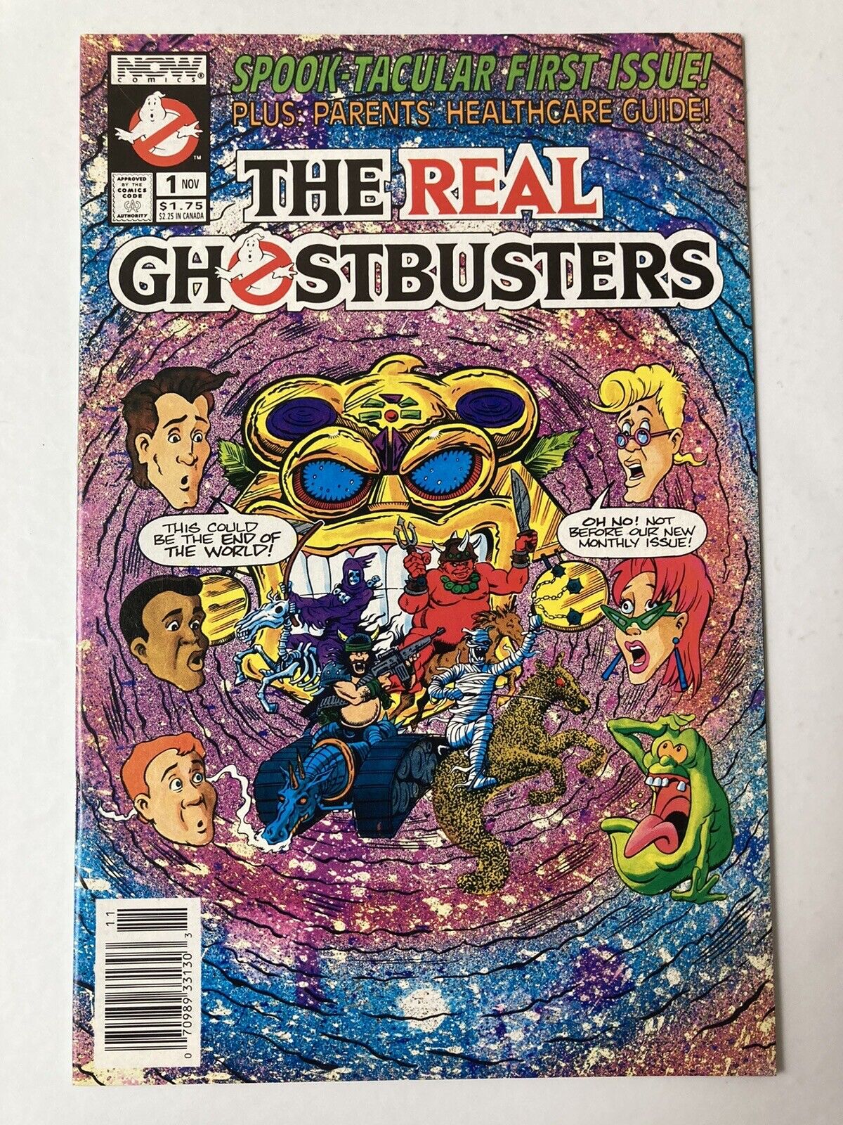 The Real Ghostbusters #1 vol 2 NOW Comics High Grade 1991 Newsstand