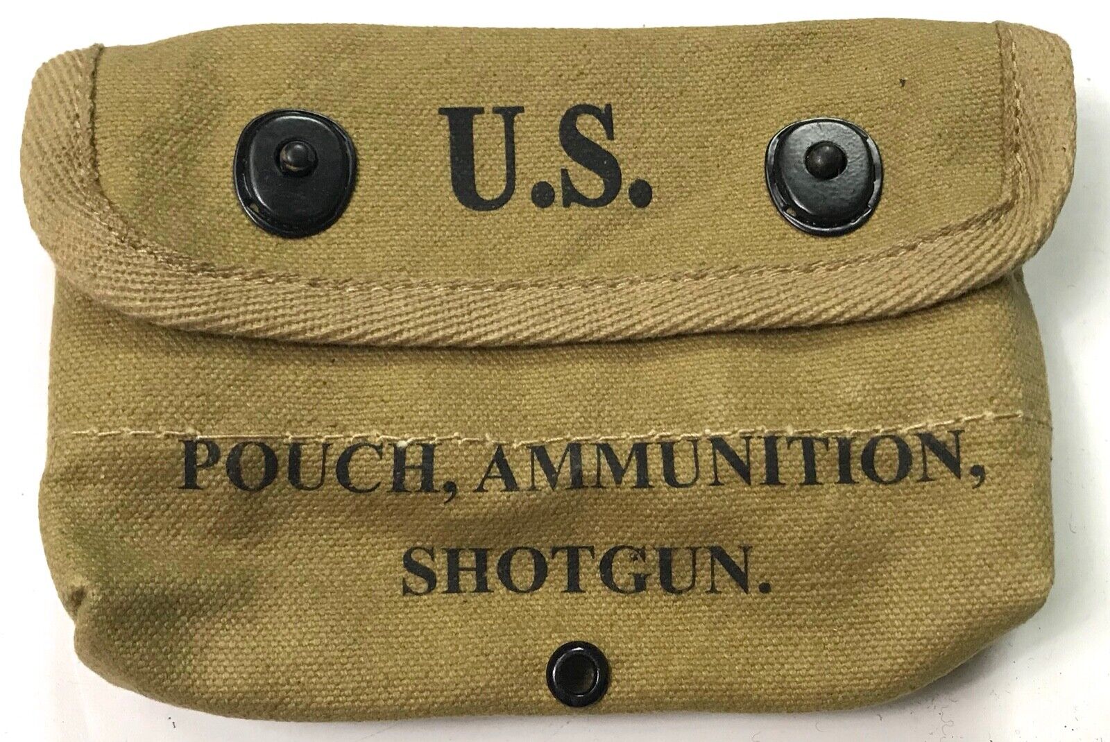 WWII US M1942 TRENCH SHOTGUN AMMO POUCH-OD#3