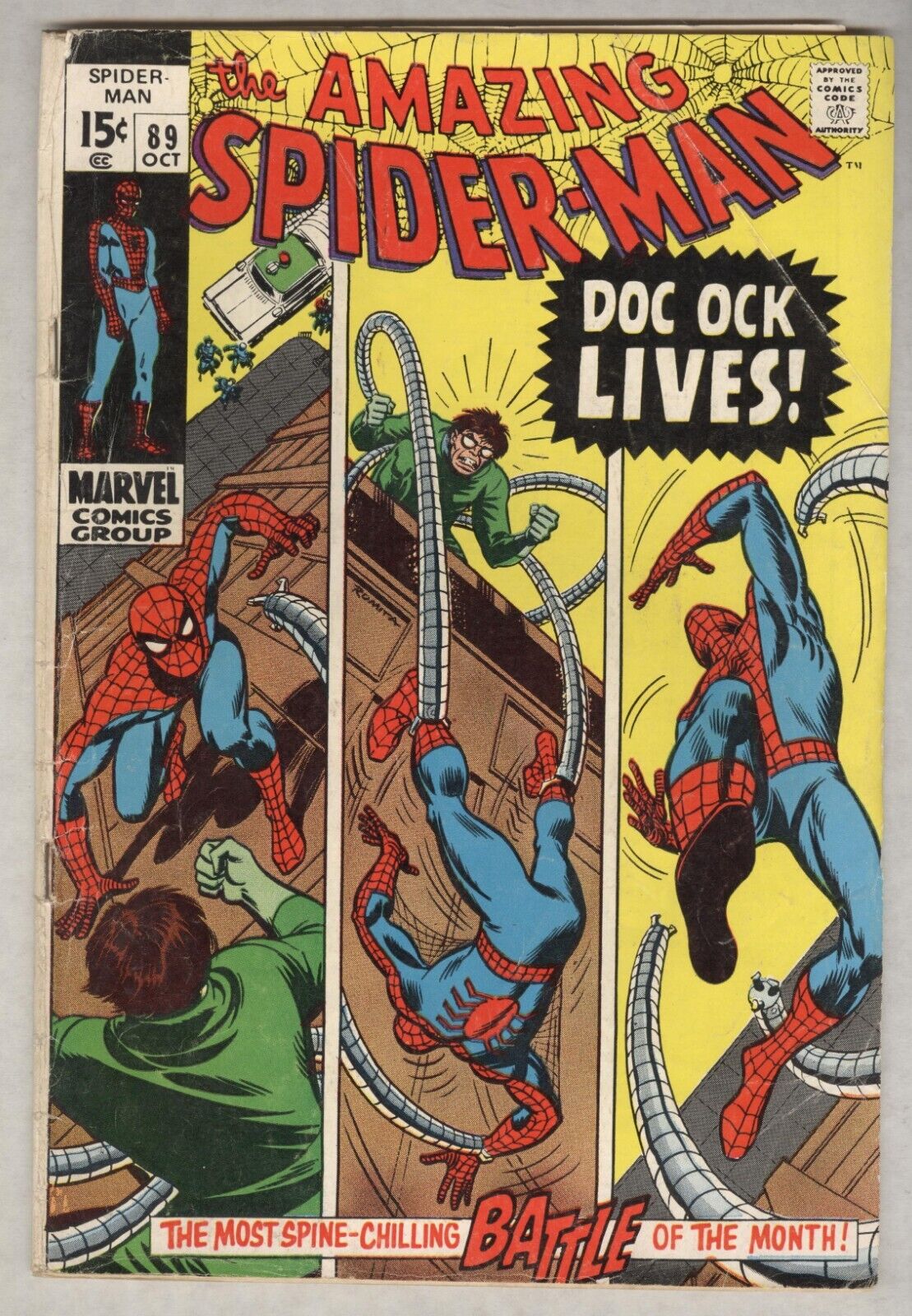 Amazing Spider-Man #89 October 1970 VG- Doc Ock