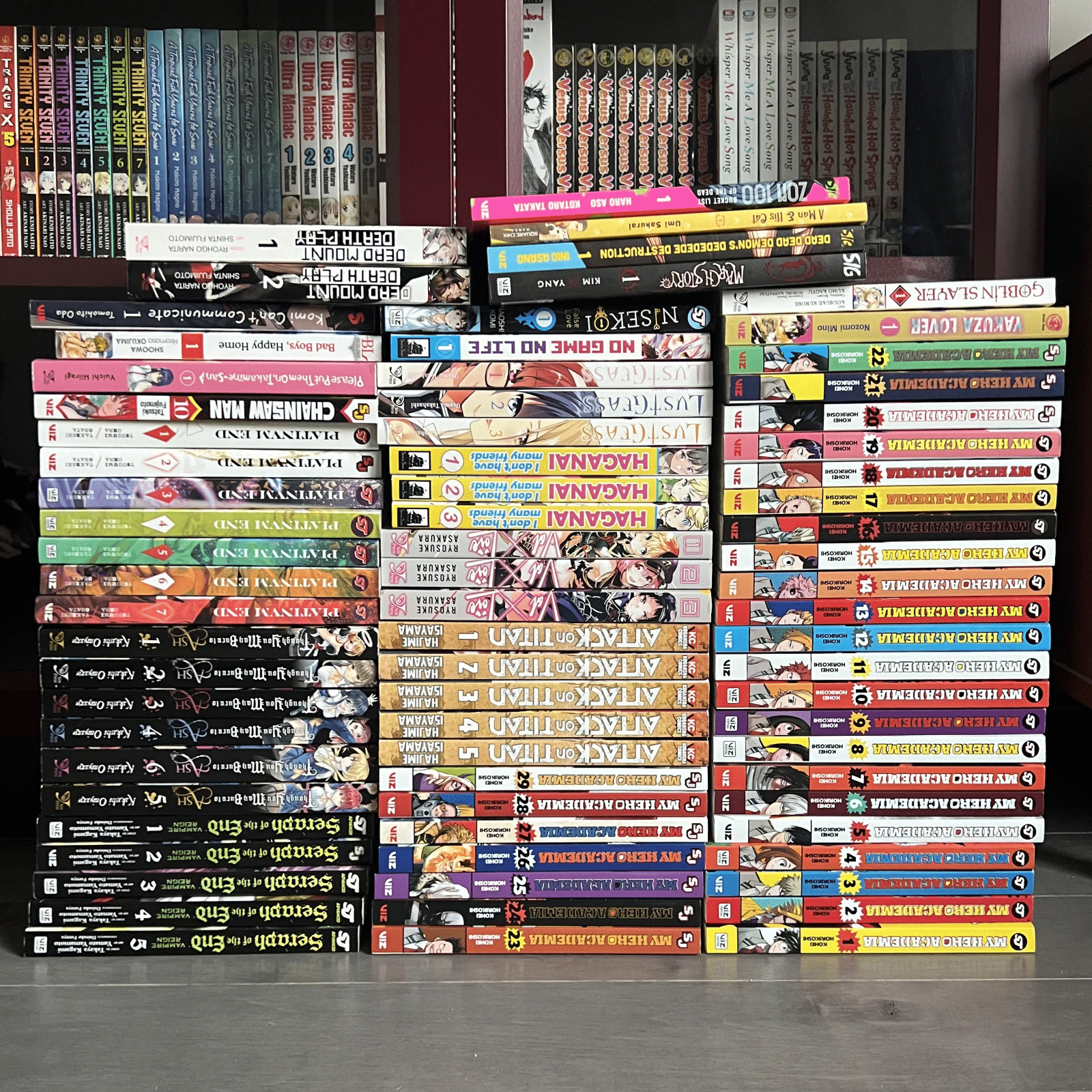 (NEED GONE 30-50% OFF COVER PRICE) Massive Mixed 75+ Volume Manga Collection Lot