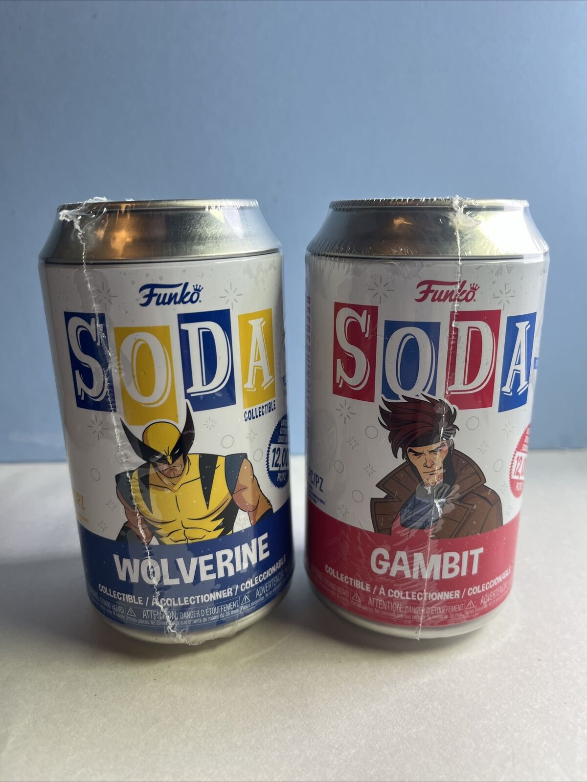 WOLVERINE & GAMBIT Funko Soda Set Of 2 SEALED NEW Marvel DISNEY X-MEN