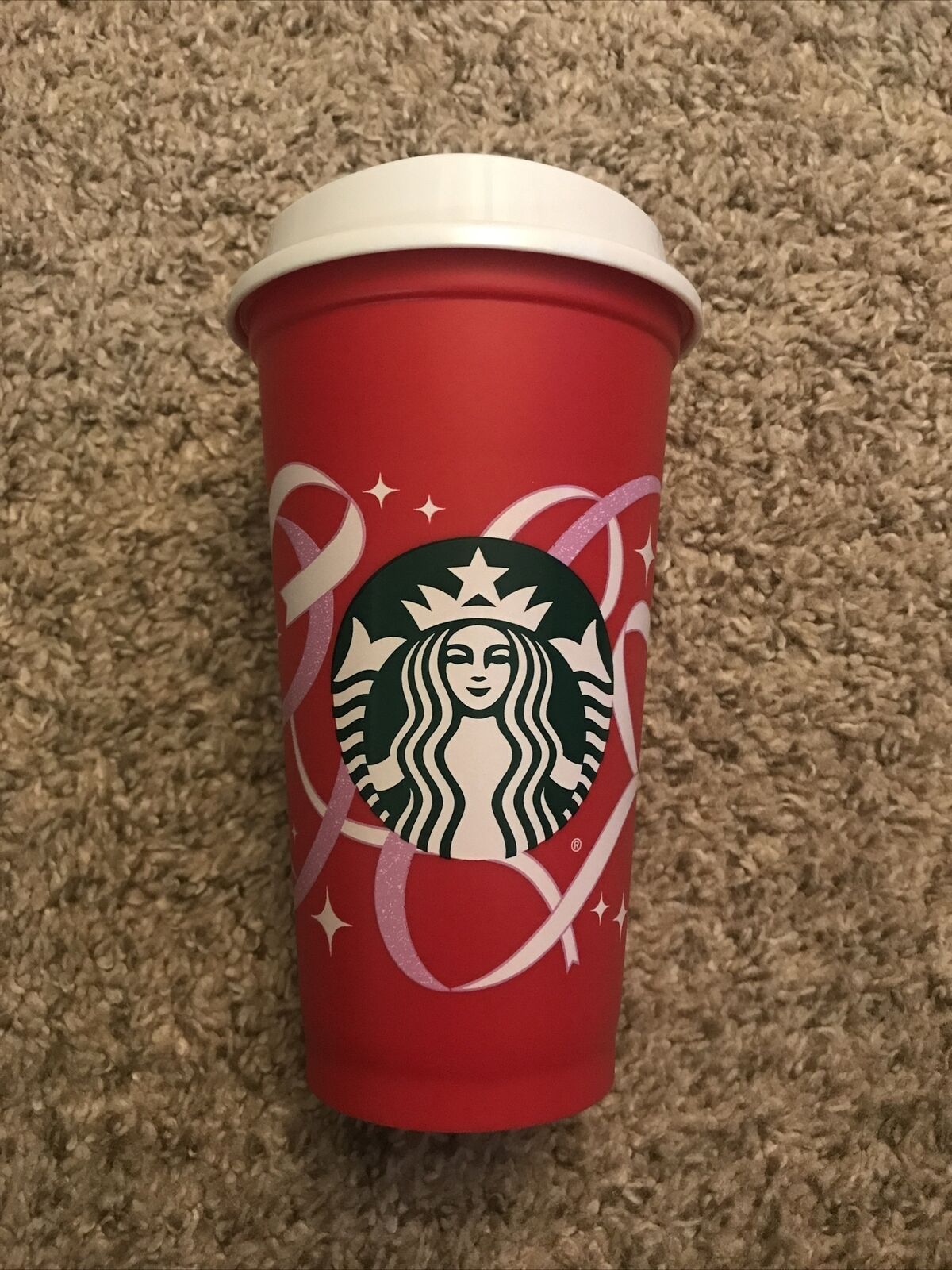 Starbucks -  2021 New Reusable Cup 16oz Grande Ribbon Holiday Christmas