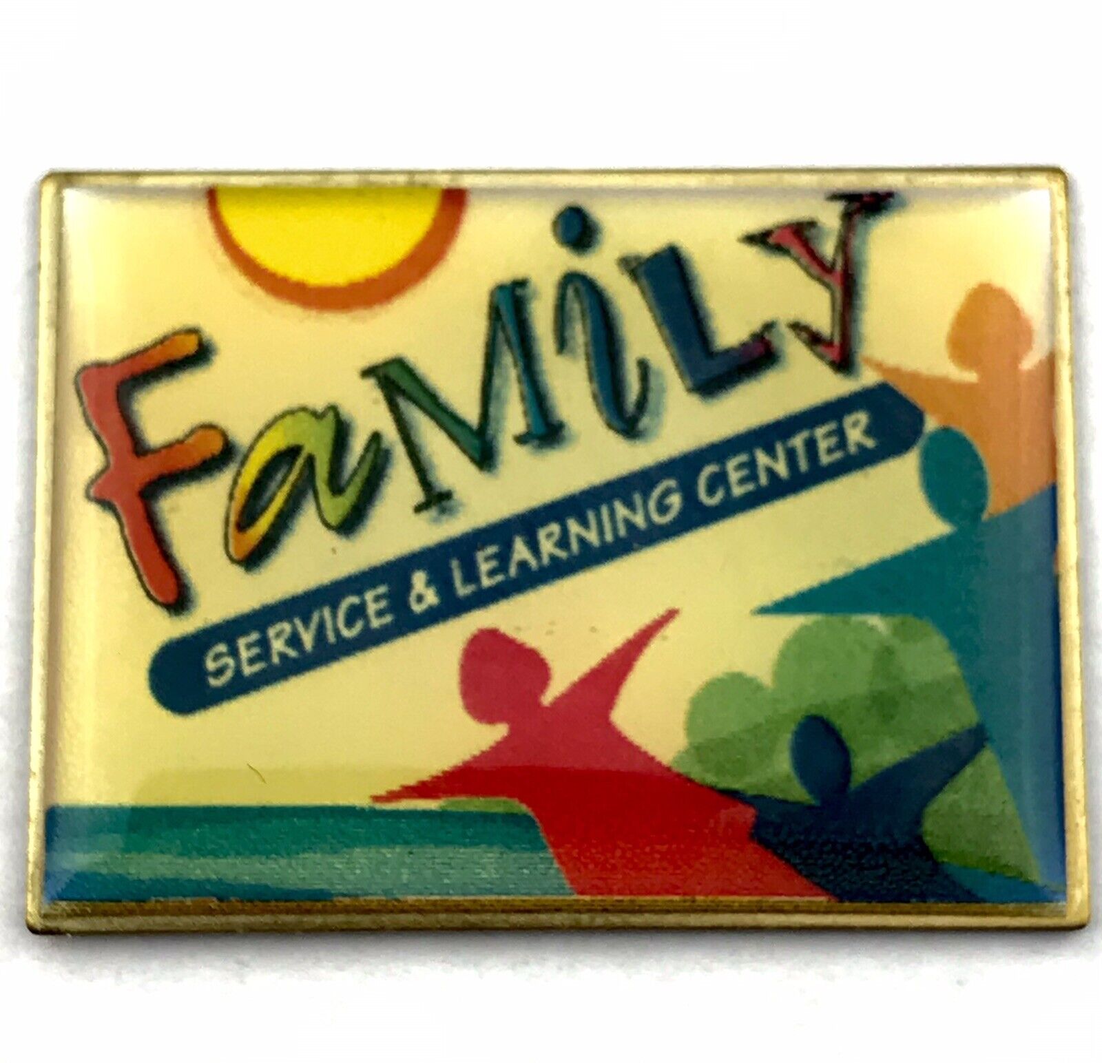 Family Service and Learning Center Vintage Brooch Pin