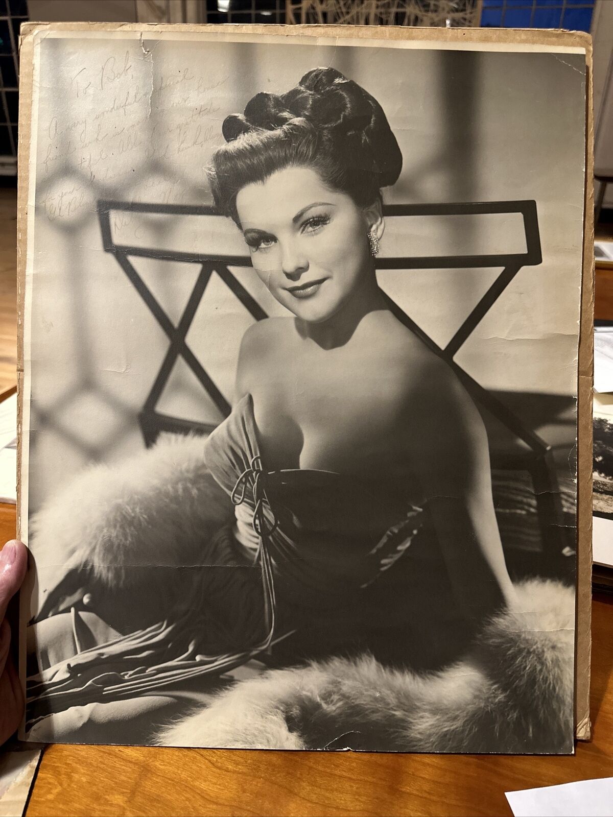 Debra Paget Vintage Starlet Photo 16x20 Signed By The Actress Elvis 1st GF