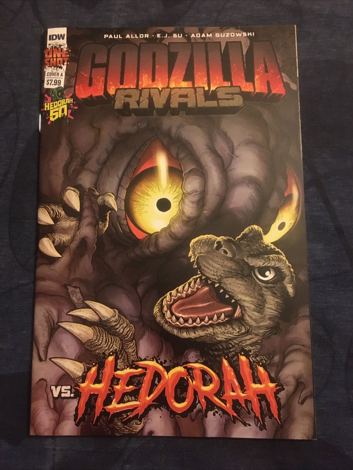 Godzilla: Rivals VS HEDORAH 50th Anniversary One Shot Cover A IDW Comics 2021