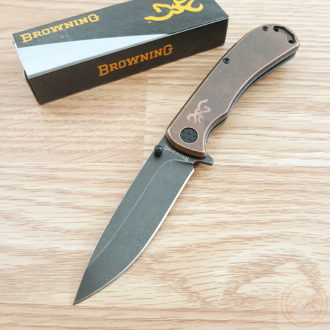 Browning Rivet Liner Folding Knife 3\