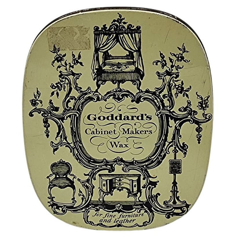 Vintage 1960\'s Goddard\'s Cabinet Makers Wax Tin, Lemon Verbena, England\'s Finest