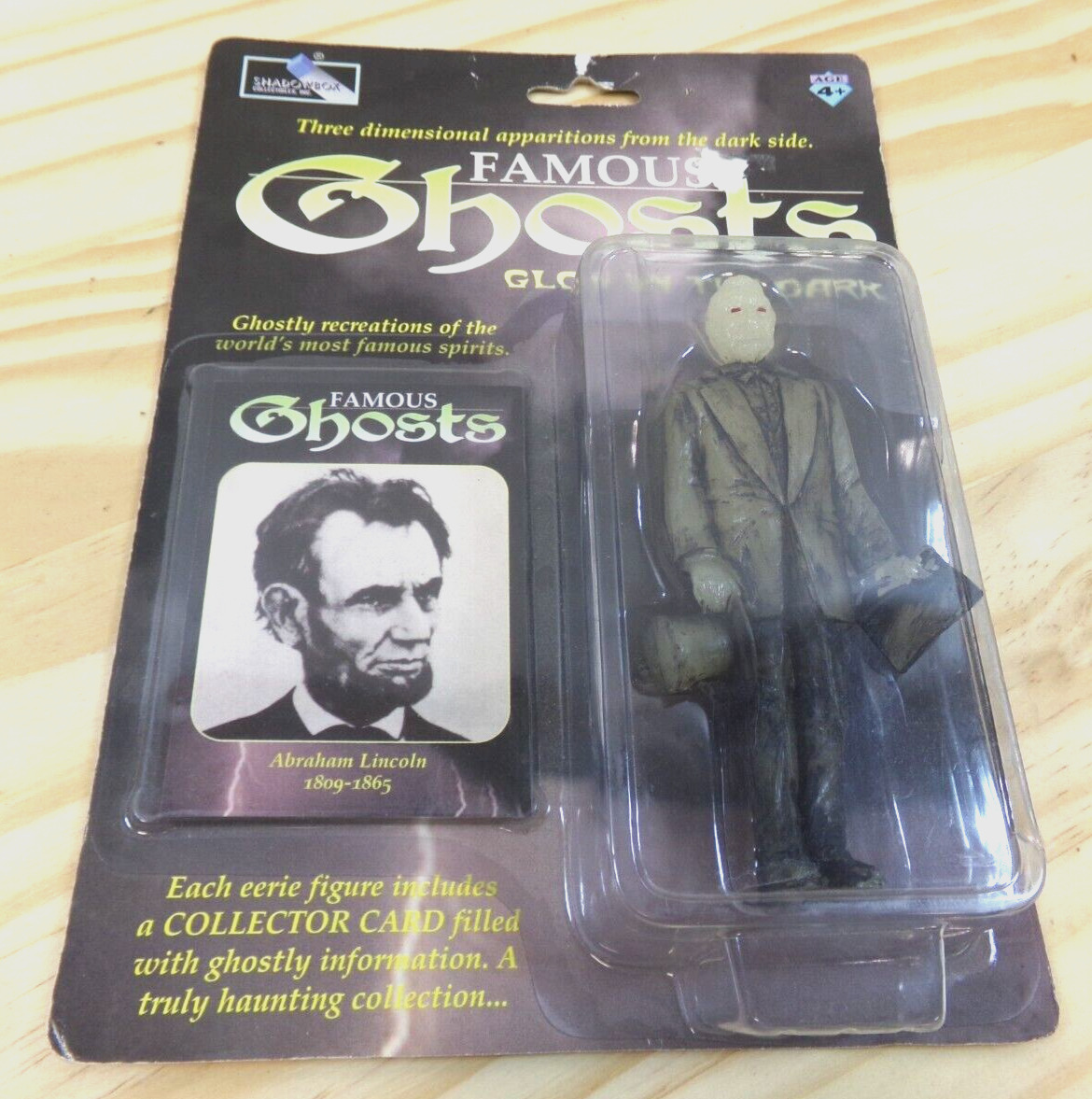 Shadowbox Famous Ghosts Glow in the Dark Abraham Lincoln #66001