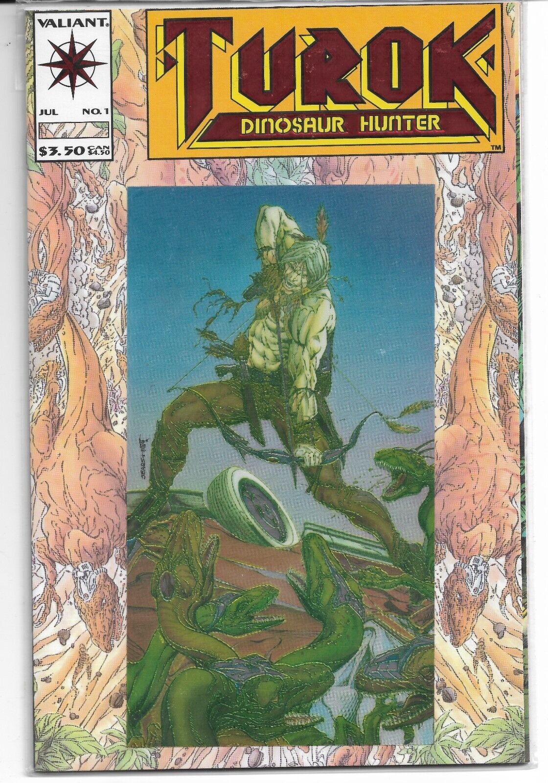 TUROK DINOSAUR HUNTER #1 - 1993 Valiant Comics