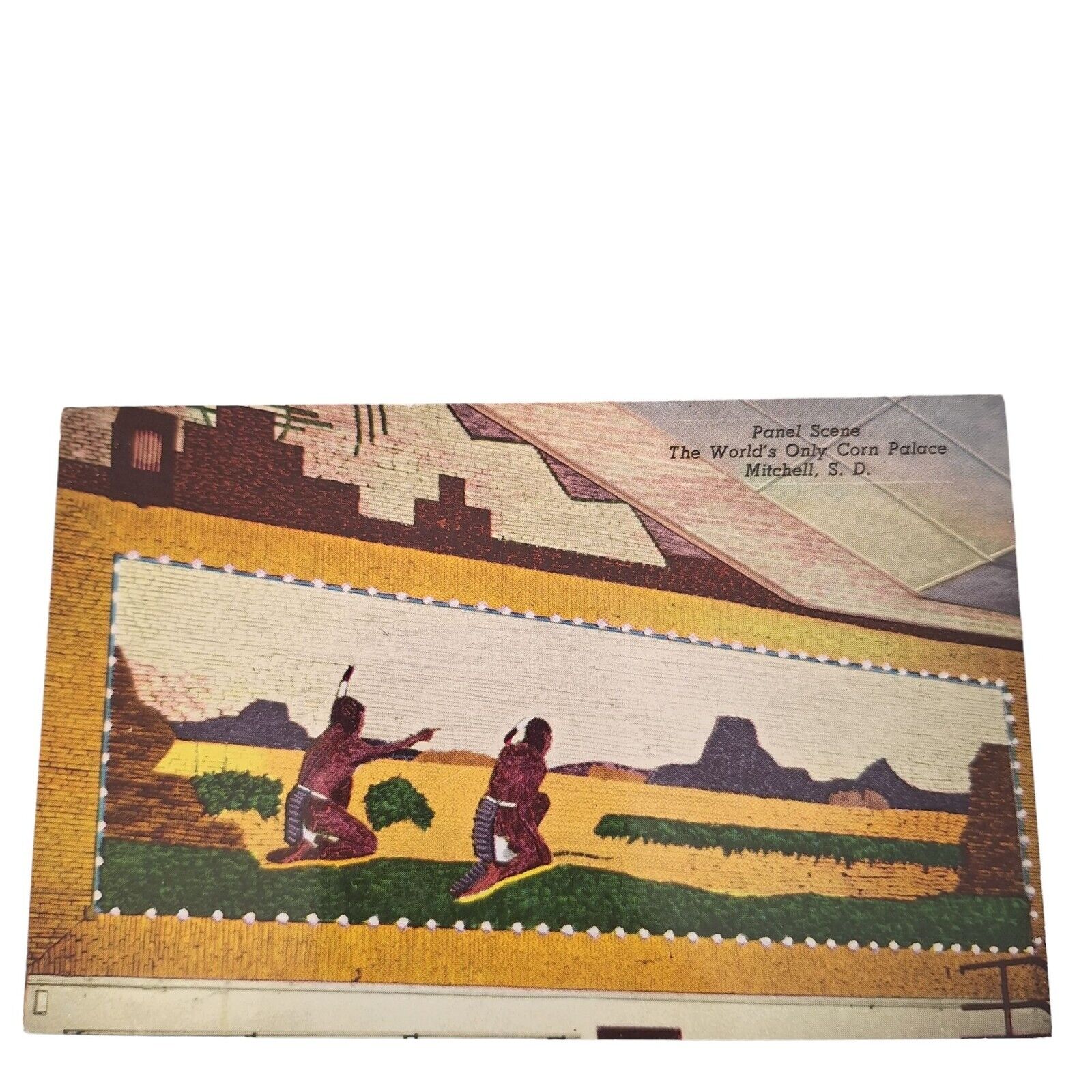 Postcard The World\'s Only Corn Palace Mitchell South Dakota Chrome Unposted