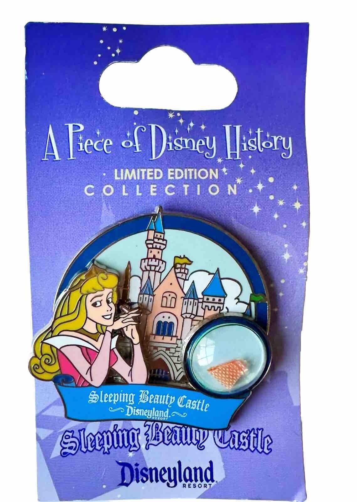 Disney DLR Piece of History Sleeping Beauty Castle Pin LE 1000