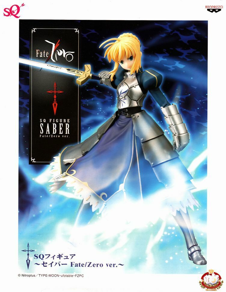 Saber SQ Figure anime Fate ZERO Banpresto from Japan