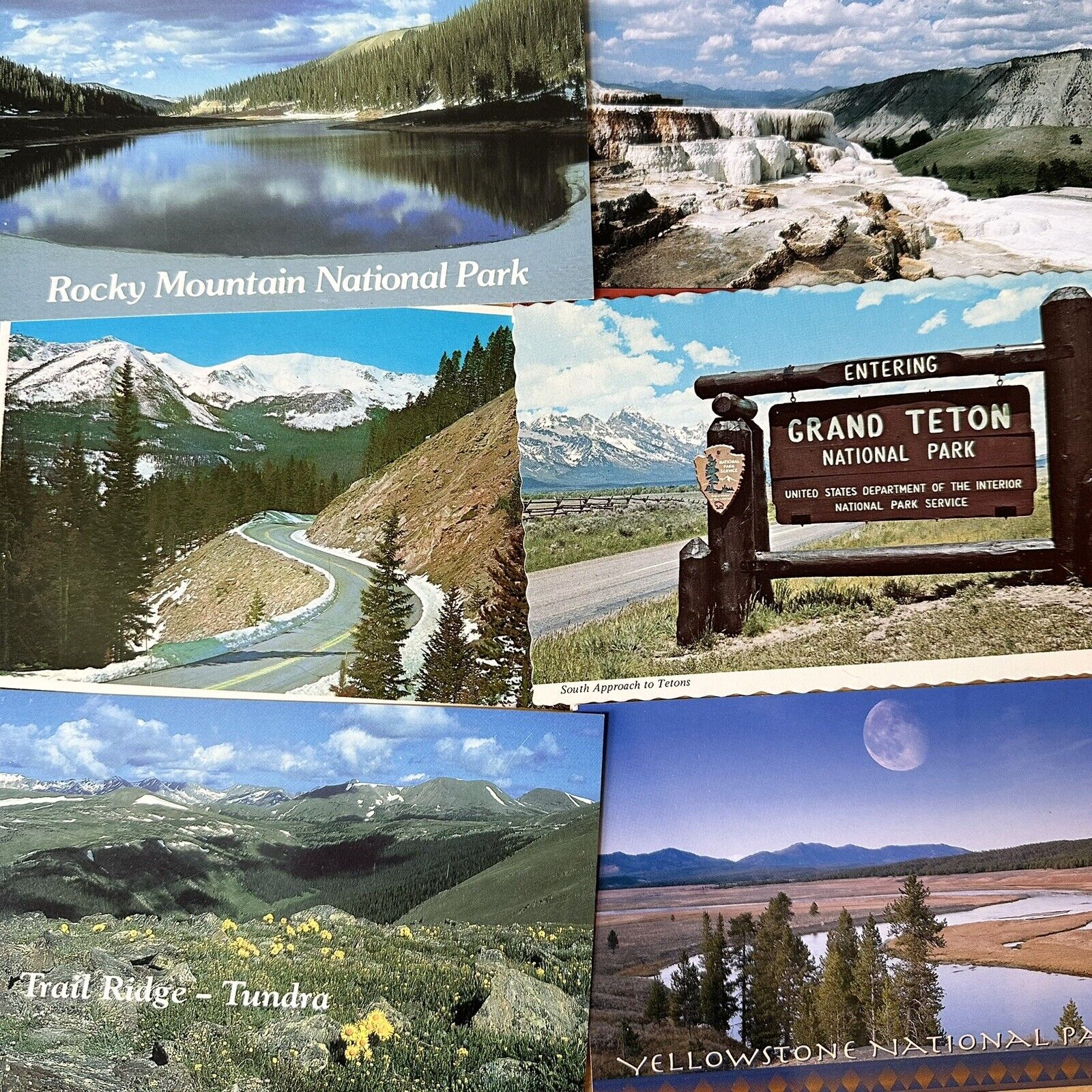 Set Of 20 Vintage National Park Postcards, 4x6 Postcard Lot, Postcard Bundle