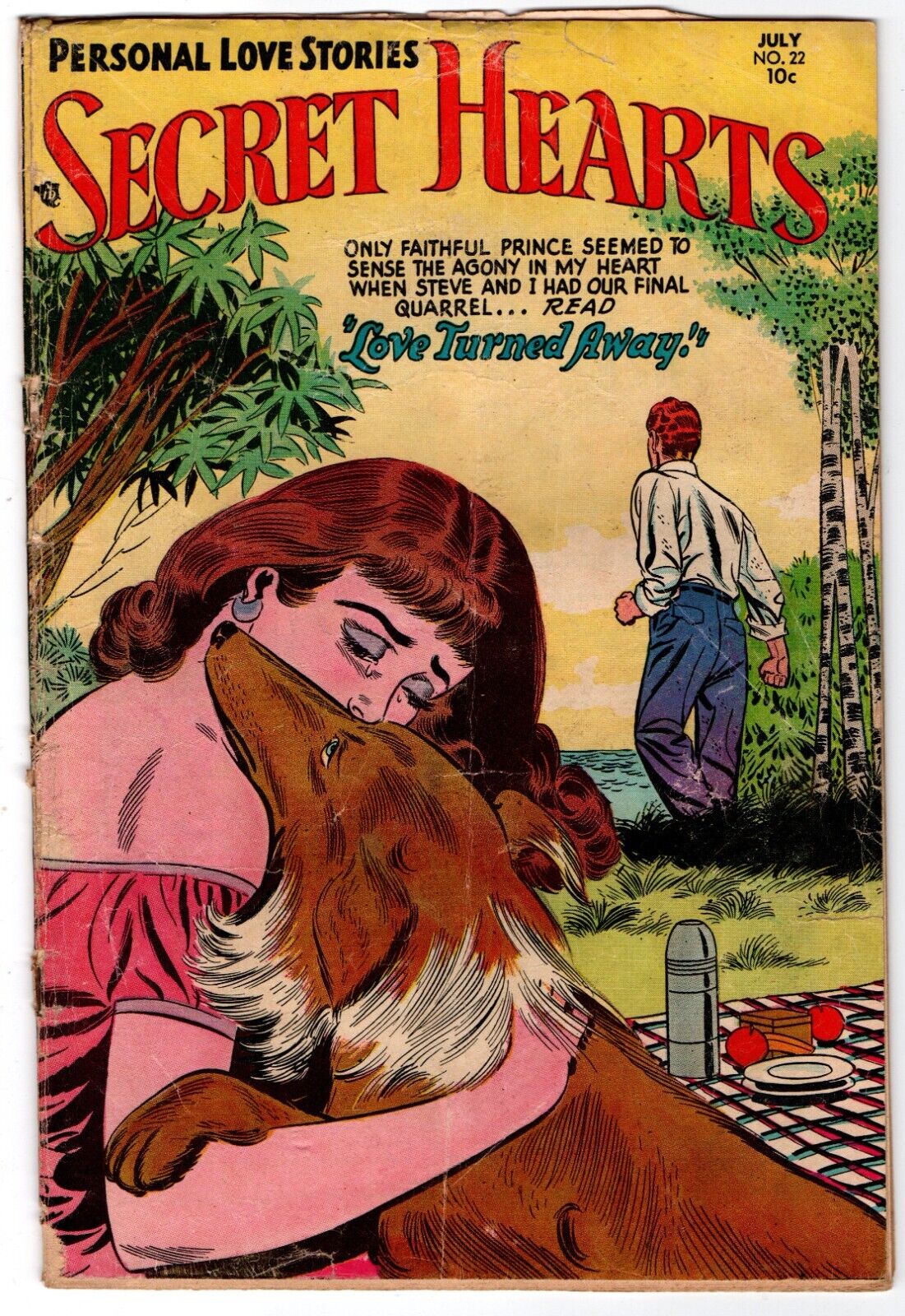 Secret Hearts #22  G+ 2.5  1954 DC romance  none in CGC census