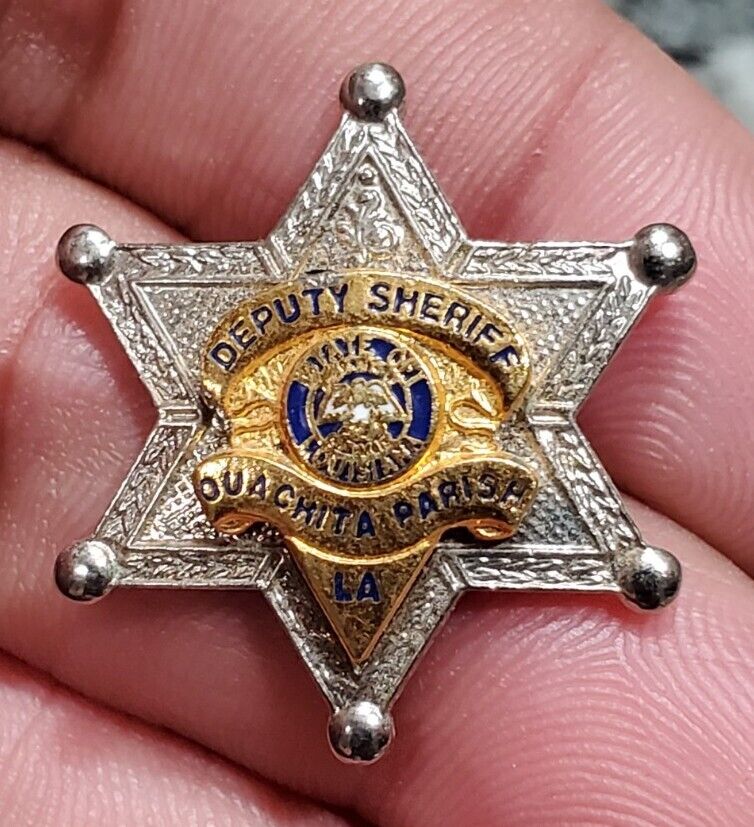 Vintage Obsolete Ouachita Parish Louisiana Deputy Sheriff Pin