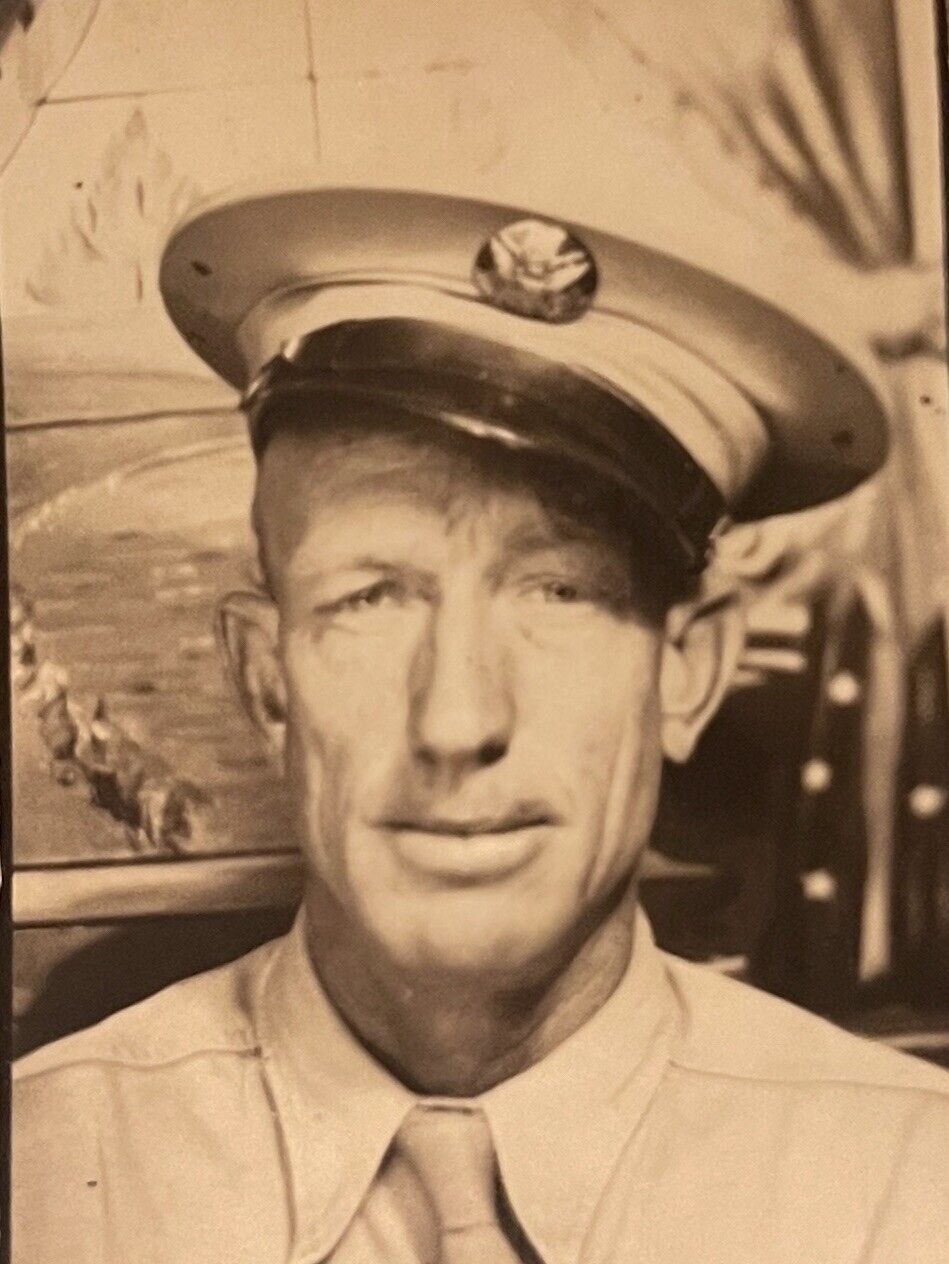 WW2 American Army GI Photo Booth Snapshot 