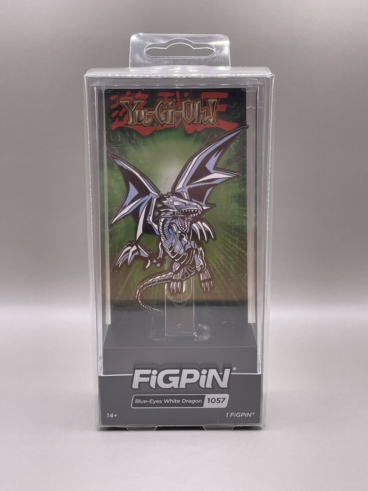 FiGPiN Yu-Gi-Oh Blue-Eyes White Dragon #1057 LE 2,000 LOCKED NEW