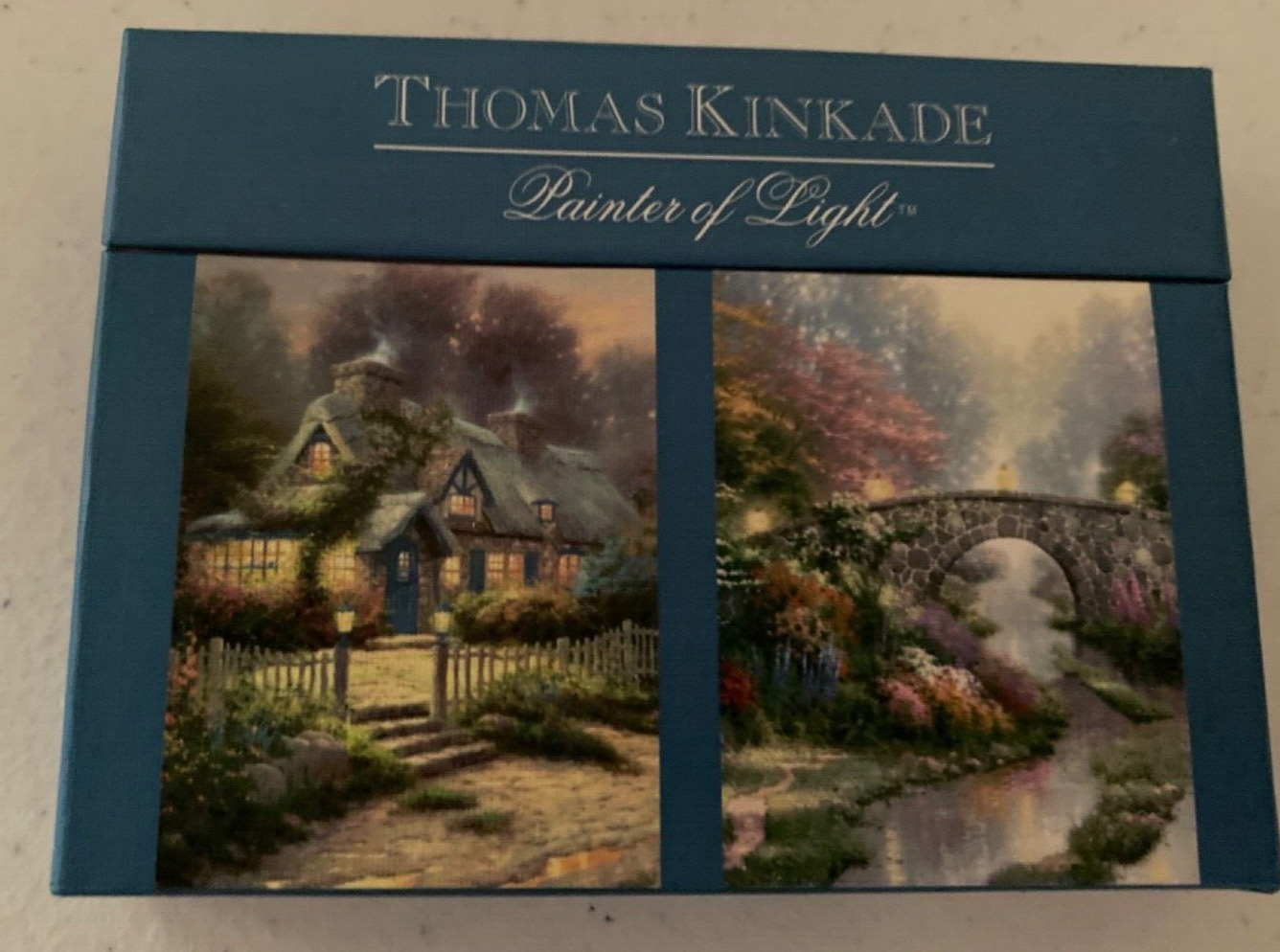 Thomas Kinkade Bicycle Playing Cards 2 Decks; Painter Of Light