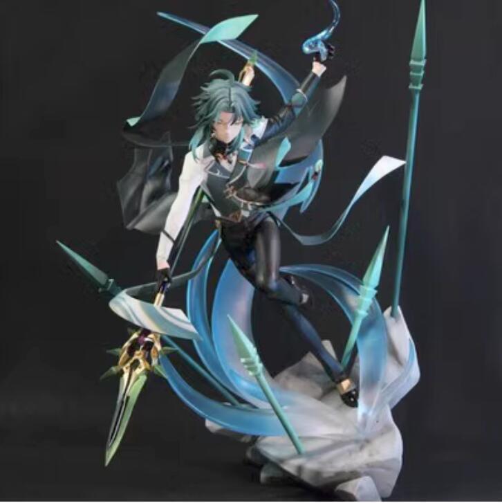 22cm Genshin Impact Xiao Figure Toy PVC Collection Cosplay Model Anime In Box