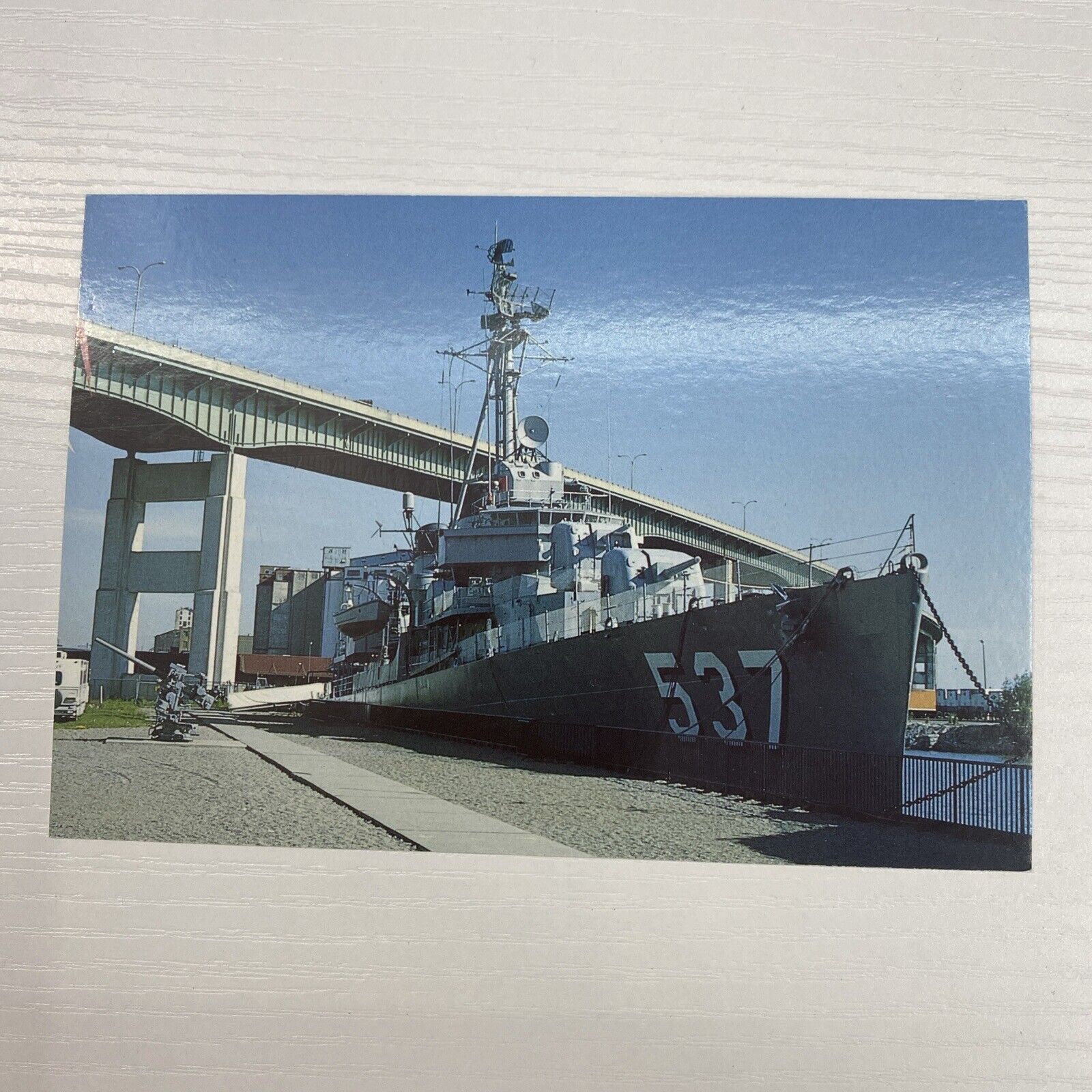 The USS Sullivans- DD537 WWII Postcard