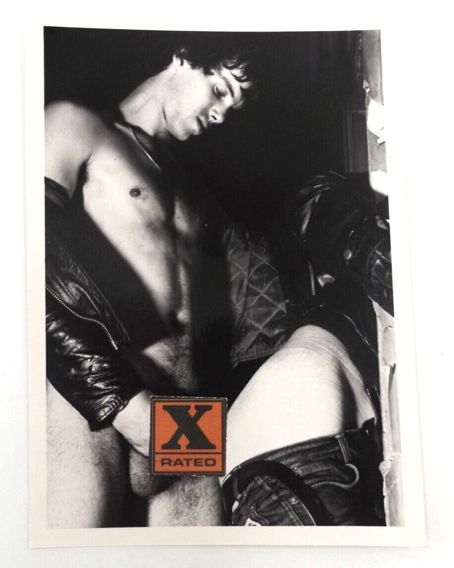 1967  Attribute Anthony Burls Exotic nude Leathermen Photo Art Gay Int